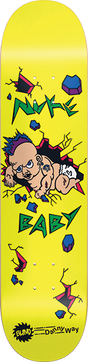 BLIND WAY NUKE BABY SKATEBOARD DECK-8.37 YELLOW ht