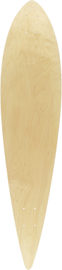 BLANK H6 LB PINTAIL SKATEBOARD DECK-8.9x40 NAT