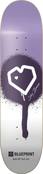 BLUEPRINT SKY BROWN MLSL SKATEBOARD-8.0 PURPLE