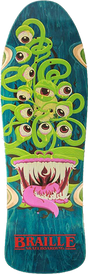 BRAILLE OLD SCHOOL MONSTER SKATEBOARD DECK-10.12x31.75