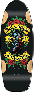 BULLDOG CAR PAINT SKATEBOARD-11.87X33 BLK FORMICA