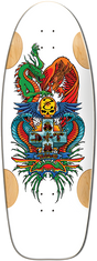 BULLDOG DRAGON SKATEBOARD-11.87X33 WHT FORMICA