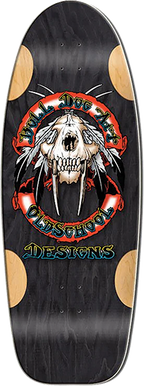 BULLDOG SABERTOOTH SKATEBOARD-11.87X33 BLK STAIN