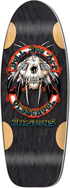 BULLDOG SABERTOOTH SKATEBOARD-11.87X33 BLK STAIN