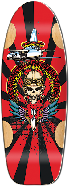 BULLDOG TAIL GUNNER SKATEBOARD-11.87X33 BLK FORMICA