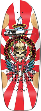 BULLDOG TAIL GUNNER SKATEBOARD-11.87X33 WHT FORMICA