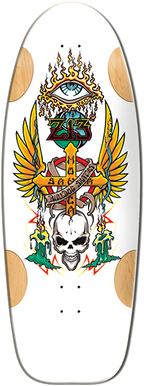 BULLDOG Z13 SKATEBOARD-11.87X33 WHT FORMICA