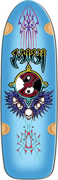 BULLDOG MINI Z SKATEBOARD DECK-9.5X30.5 BLUE