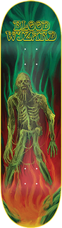 BLOOD WIZARD DEATHLESS SKATEBOARD DECK 9.0  w/ grip