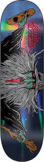 BLOOD WIZARD FLYING WIZARD DARK PRISM SKATEBOARD DECK 9.0 jessup grip tape
