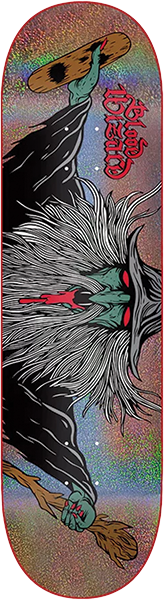 BLOOD WIZARD FLYING WIZARD GALACTIC SKATEBOARD DECK-8.25