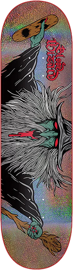 BLOOD WIZARD FLYING WIZARD GALACTIC SKATEBOARD DECK-8.25