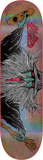 BLOOD WIZARD FLYING WIZARD GALACTIC SKATEBOARD DECK-8.38