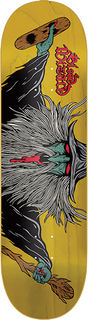 BLOOD WIZARD FLYING WIZARD SKATEBOARD DECK-8.0 ASSORTED COLOR w/ grip