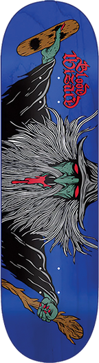BLOOD WIZARD FLYING WIZARD SKATEBOARD DECK-8.25 ASSORTED COLOR