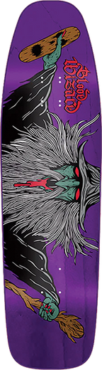 BLOOD WIZARD FLYING WIZARD SICLE SKATEBOARD DECK-9.25X32.68 ASST
