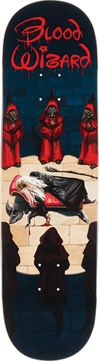 BLOOD WIZARD HERETICS DANCE SKATEBOARD DECK-8.6
