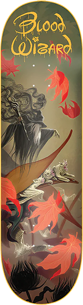BLOOD WIZARD SKULLCRACKER SUITE SKATEBOARD DECK-8.37 w/ grip