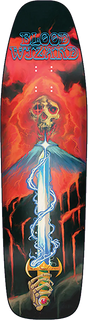BLOOD WIZARD VULCAN SICLE SKATEBOARD DECK 9.25X