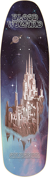 BLOODWIZARD GREGSON FORTRESS SKATEBOARD DECK-8.88x32