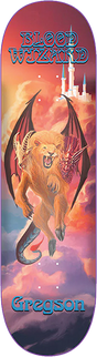 BLOOD WIZARD GREGSON MAJESTIC SKATEBOARD DECK 8.6