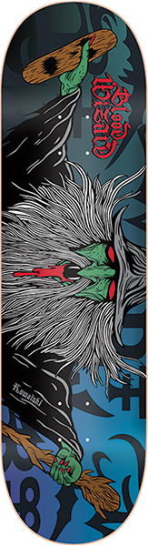 BLOOD WIZARD KOWALSKI FLYING WIZARD SKATEBOARD DECK 8.5