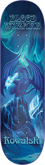 BLOOD WIZARD KOWALSKI FROST SKATEBOARD DECK 8.5 w/ grip