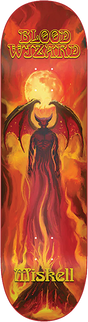 BLOOD WIZARD MISKELL ABYSS SKATEBOARD DECK 8.38 w/ grip