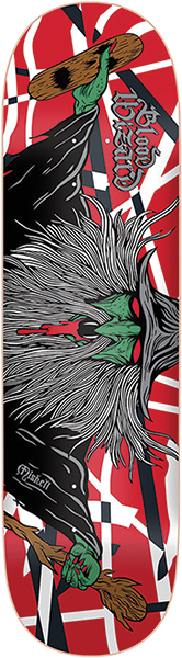 BLOOD WIZARD MISKELL FLYING WIZARD SKATEBOARD DECK 8.38