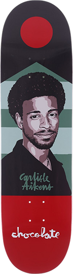 CHOCOLATE AIKENS HECOX PORTRAIT SKATEBOARD DECK-8.25
