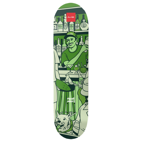CHOCOLATE ALVAREZ BAR SERIES III WR51D1 SKATEBOARD DECK-8.25
