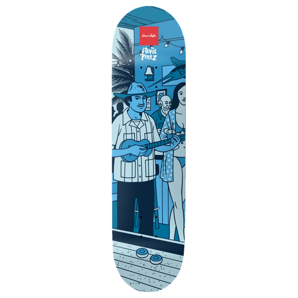 CHOCOLATE PEREZ BAR SERIES III WR51D1 SKATEBOARD DECK-8.4