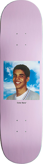 COLOR BARS DEGRASSI YEARBOOK SKATEBOARD DECK 8.25 PINK