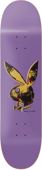 COLOR BARS WARHOL SKATEBOARD DECK-8.25 LAVENDER