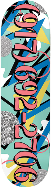 CALL ME 917 8DEES SKATEBOARD DECK-8.25