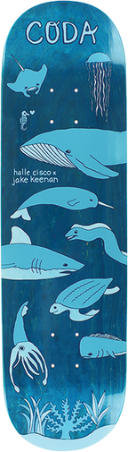 CODA KEENAN HALLE CISCO UNDERWATER WORLD SKATEBOARD DECK-8.5