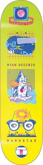 DARKSTAR DECENZO NEW ABNORMAL SKATEBOARD DECK-8.37 r7