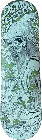DEMON SEED WIZARD SHAPED SKATEBOARD DECK-8.5x32 ASSORTED COLOR