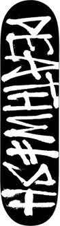 DEATHWISH DEATHSPRAY SKATEBOARD DECK 8.0 BLK/WHT