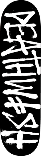 DEATHWISH DEATHSPRAY SKATEBOARD DECK-8.38 BLK/WHT