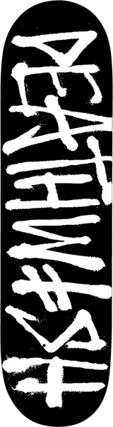 DEATHWISH DEATHSPRAY SKATEBOARD DECK-8.38 BLK/WHT