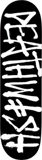 DEATHWISH DEATHSPRAY SKATEBOARD DECK-8.38 BLK/WHT