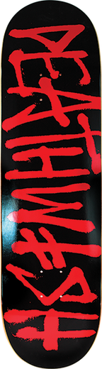 DEATHWISH DEATHSPRAY SKATEBOARD DECK-8.47 BLK/RED