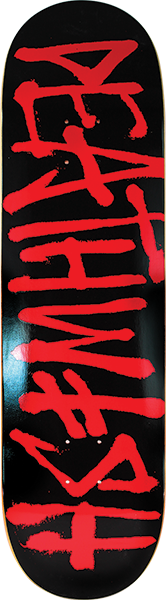 DEATHWISH DEATHSPRAY SKATEBOARD DECK-8.47 BLK/RED