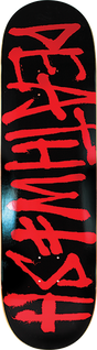 DEATHWISH DEATHSPRAY SKATEBOARD DECK-8.47 BLK/RED