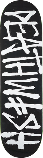 DEATHWISH DEATHSPRAY SKATEBOARD DECK-8.75 BLK/WHT