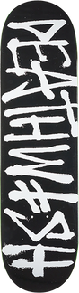 DEATHWISH DEATHSPRAY SKATEBOARD DECK-8.75 BLK/WHT