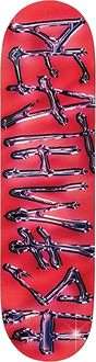 DEATHWISH OG SPRAY CHROME SKATEBOARD DECK-8.38 RED