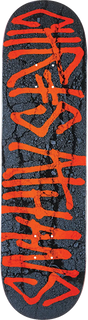DEATHWISH ATHENS GANG NAME SKATEBOARD DECK-8.5 w/ grip