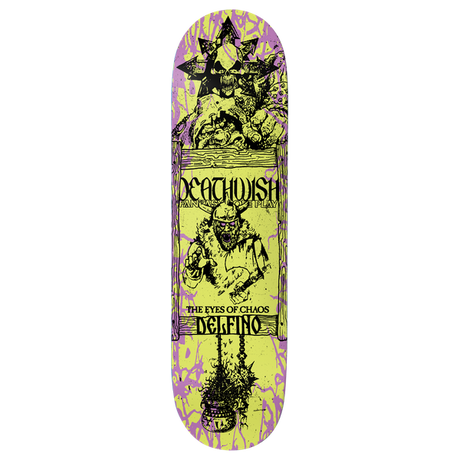 DW DELFINO CHAOS SKATEBOARD DECK-8.25